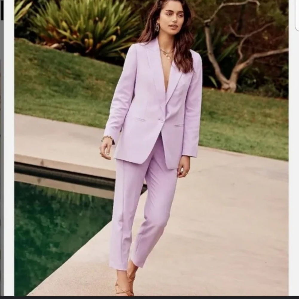 Express Women's Lavender Blazer & Pants